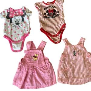 Disney Baby Girl Clothing bundle 0-9months